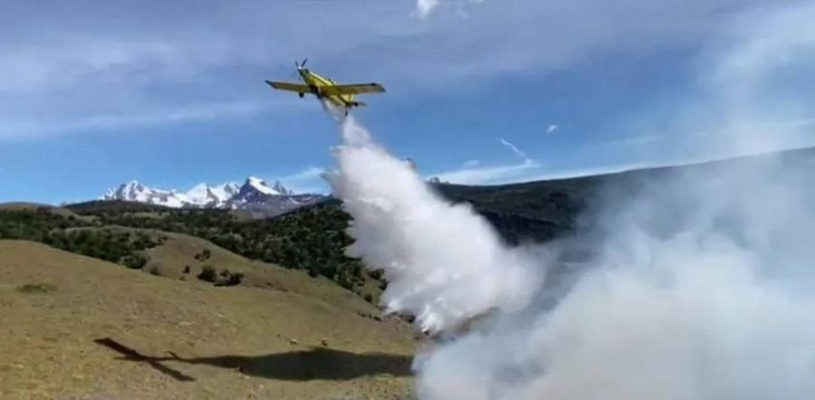 El Consejo Agrario Provincial participa del operativo que trabaja para sofocar el incendio en El Chaltén