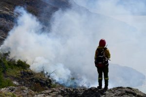 El Gobierno de Santa Cruz informó que el incendio en el Cerro Huemul fue declarado circunscripto