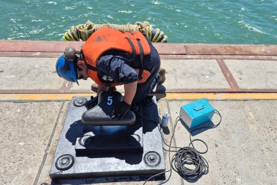 Certificaron bitas en el Puerto de San Julián