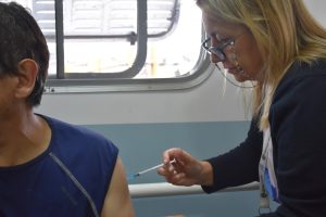 Salud brindó jornada de vacunación en el barrio Hugo Giménez Agüero