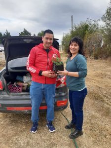 El Consejo Agrario acompañó la mejora de espacios comunitarios con entrega de plantas