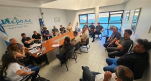 Ricci y Klimenko encabezaron reuniones de trabajo con el sector pesquero en Caleta Olivia