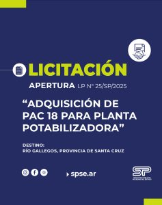 Servicios Públicos realizó acto de Apertura de Sobres de Licitación Pública