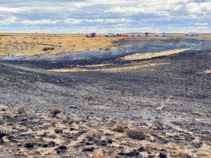 El Consejo Agrario Provincial despliega operativo ante un incendio rural en cercanías de Río Gallegos