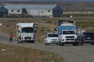 Vialidad Provincial realizó trabajos de demarcación horizontal en la Ruta Nacional N.° 3