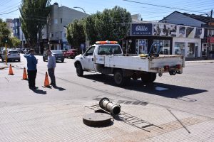 Servicios Públicos realizó trabajos de destape de cloaca en Río Gallegos