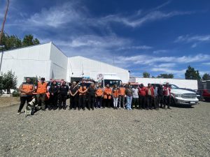 Santa Cruz despliega un gran operativo mixto para combatir los incendios en Chubut