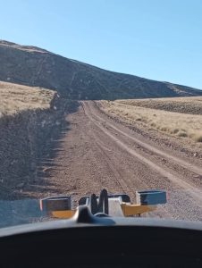 Tareas de mantenimiento en la Ruta Provincial N°41 — tramo Los Antiguos / Lago Posadas