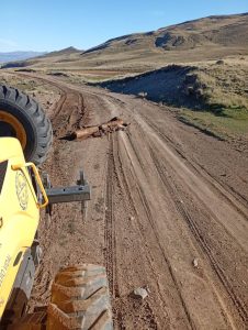 Tareas de mantenimiento en la Ruta Provincial N°41 — tramo Los Antiguos / Lago Posadas