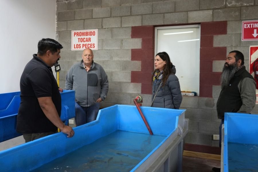 La Secretaría de Pesca recorrió la Estación Municipal de Piscicultura “Isla Pavón”