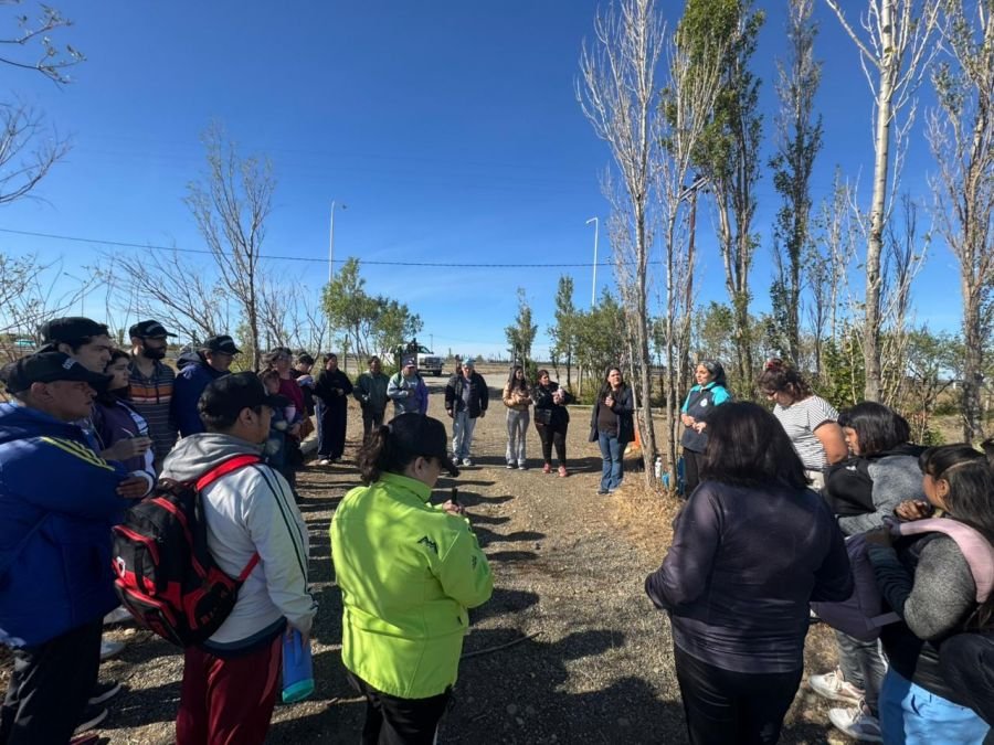 El Consejo Agrario recibió a integrantes del dispositivo “Ocupándonos” en el vivero Cecilio Freile