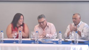 Se firmó el contrato para el inicio de la obra del Polideportivo en Piedra Buena