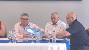 Se firmó el contrato para el inicio de la obra del Polideportivo en Piedra Buena