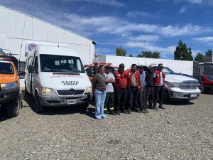 Santa Cruz refuerza el combate de los incendios forestales en Chubut