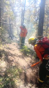 Santa Cruz refuerza el combate de los incendios forestales en Chubut