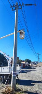 Servicios Públicos avanza en la mejora del sistema eléctrico en Caleta Olivia y Río Gallegos