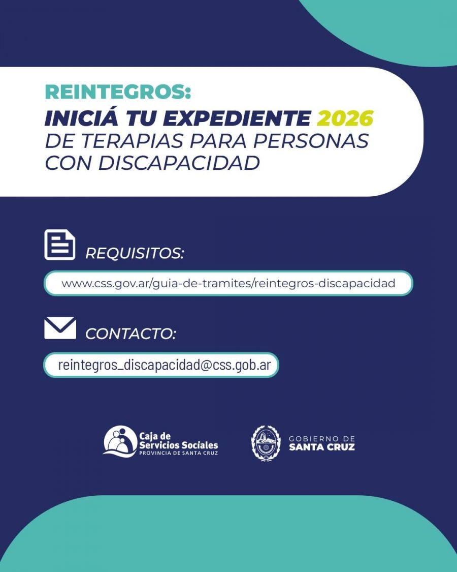 Inició el período de presentación de documentación para terapias por Discapacidad 2026