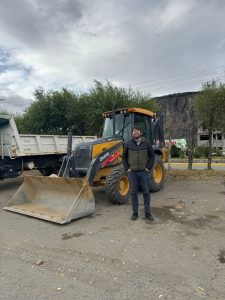 Maquinaria pesada: El Chaltén perfecciona la lucha contra el fuego