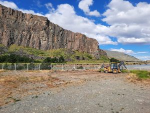 Avanza la construcción de la nueva Planta Cloacal de El Chaltén