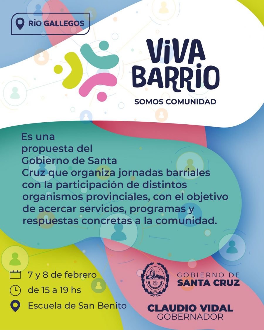 “Viva Barrio: Somos Comunidad”, una propuesta integral del gobernador Claudio Vidal que llegará al barrio San Benito