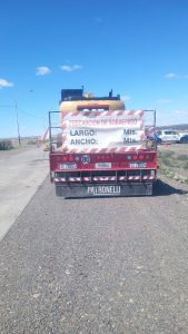 Vialidad Provincial realiza controles de cargas y dimensiones en Ruta Provincial N°5