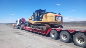 Vialidad Provincial realiza controles de cargas y dimensiones en Ruta Provincial N°5