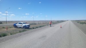 Vialidad Provincial realiza controles de cargas y dimensiones en Ruta Provincial N°5