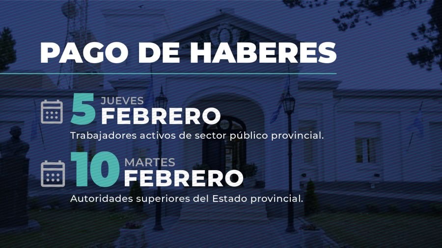 Este jueves 5 cobran los empleados públicos de Santa Cruz