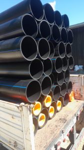 Plan de Obras Provincial: ya están en viaje los caños del nuevo colector cloacal que impulsa el gobernador Vidal en Pico Truncado