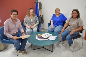 El presidente del Consejo Agrario Provincial visitó la Comisión de Fomento de Jaramillo y Fitz Roy