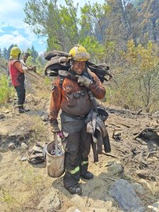 Chubut agradeció el compromiso y la solidaridad de la Brigada de Santa Cruz en el combate de los incendios