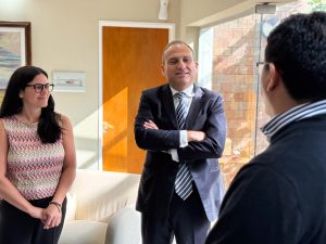 El Embajador de Portugal fue recibido por el gobernador Vidal durante su visita institucional a Santa Cruz