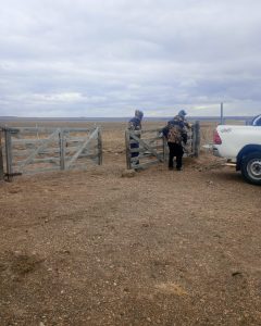 Pesca realizó tareas de reacondicionamiento en el paso de servidumbre “Tres Tranqueras”