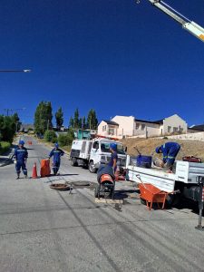 Servicios Públicos realizó mejoras cloacales en El Calafate y avanza con extensiones de red de agua en Tres Lagos y Puerto San Julián