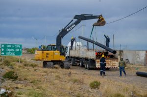 Vidal impulsa una inversión de $3.285.769.208 para el nuevo colector cloacal en Pico Truncado