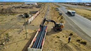 Vidal impulsa una inversión de $3.285.769.208 para el nuevo colector cloacal en Pico Truncado