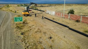 Vidal impulsa una inversión de $3.285.769.208 para el nuevo colector cloacal en Pico Truncado