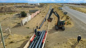 Vidal impulsa una inversión de $3.285.769.208 para el nuevo colector cloacal en Pico Truncado