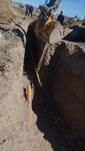 Pico Truncado: finalizaron los tres cruces de ruta con tunelera y la obra de gas entra en su etapa final