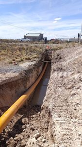 Pico Truncado: finalizaron los tres cruces de ruta con tunelera y la obra de gas entra en su etapa final