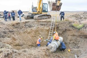 Palermo Aike: conocé detalles de los trabajos realizados para normalizar el servicio de agua en Río Gallegos