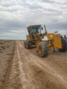 Vialidad Provincial realiza trabajos en Puerto Deseado y en rutas provinciales