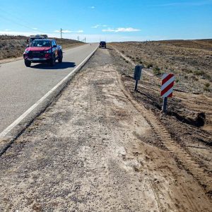 Vialidad Provincial realiza trabajos en Puerto Deseado y en rutas provinciales