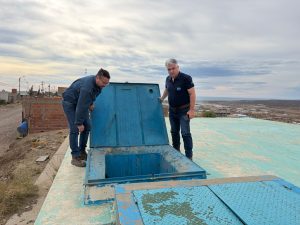 Servicios Públicos realizó trabajos de mantenimiento y mejoras en los servicios de agua y energía en Caleta Olivia