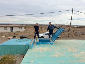 Servicios Públicos realizó trabajos de mantenimiento y mejoras en los servicios de agua y energía en Caleta Olivia