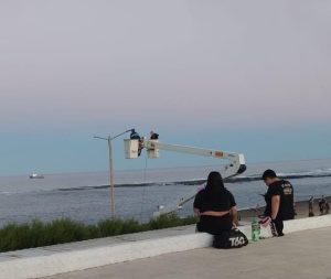 Servicios Públicos realizó trabajos de mantenimiento y mejoras en los servicios de agua y energía en Caleta Olivia