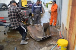 Se avanza con el desmantelamiento de calderas en las Escuelas Primarias N° 44 y N° 46 de Río Gallegos