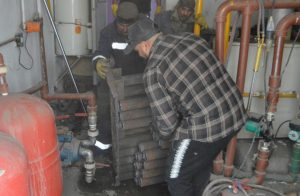 Se avanza con el desmantelamiento de calderas en las Escuelas Primarias N° 44 y N° 46 de Río Gallegos