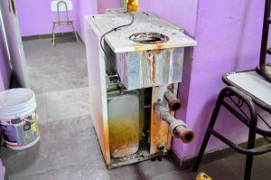 Se avanza con el desmantelamiento de calderas en las Escuelas Primarias N° 44 y N° 46 de Río Gallegos