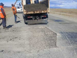Vialidad Provincial continúa con los trabajos en Ruta Nacional 40